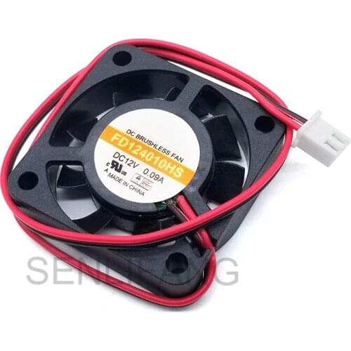 Genuine New For Y.S.TECH FD124010HS DC 12V 0.09A 40x40x10mm 2 Lines Server Cooler Fan
