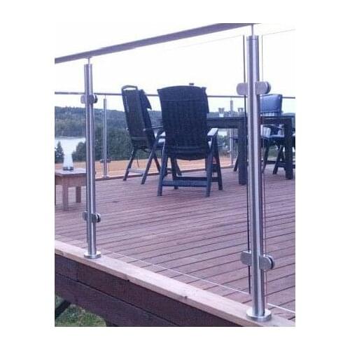 Freeshipping OUTDOOR SJC5085 stair armrest 316 stainless steel 950MM guardrail railing brushed