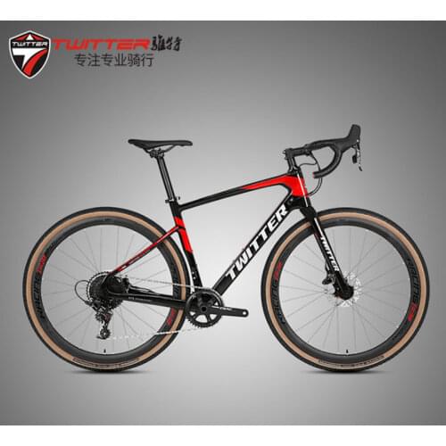 TWITTER Gravel Road bike 700C Cross Country 11 speed 40C tire for Hydraulic brake SRAM APEX Derailleur