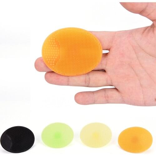 Silicone Cleanser Pads Face Wash Brush Exfoliating Cleansing Blackhead Remover Face Skin Care Tools 4 Colors Available