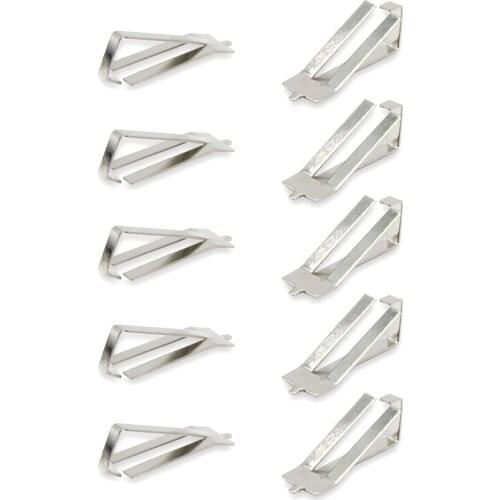 Glass Bed Spring Turn Clips,Stainless Steel Glass Bed Clips Platform Clamps Stable for Creality Ender 3 Pro,Ender 3S,CR-10S Pro