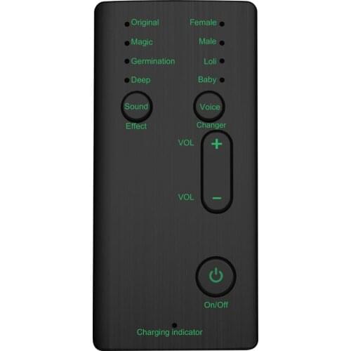 New Mobile Phone Voice Changer Portable Sound Card Anchor Live Karaoke Game Voice Changer Shout Mike Tool Microphone Voice Alter