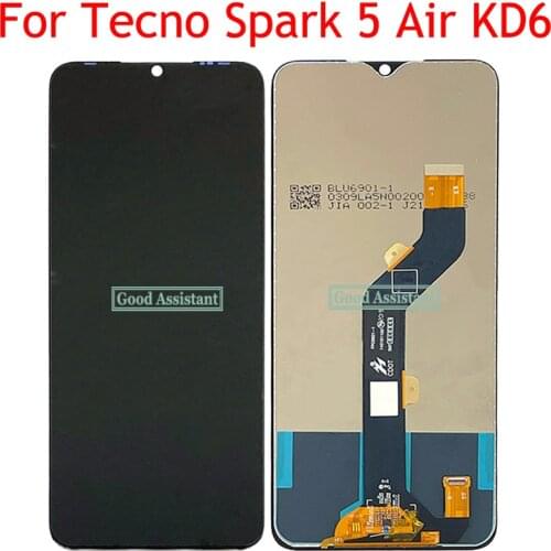 High Quality New 7inch LCD For TECNO SPARK 5 AIR KD6 LCD Display + Touch Screen Digiziter Assembly Replacement