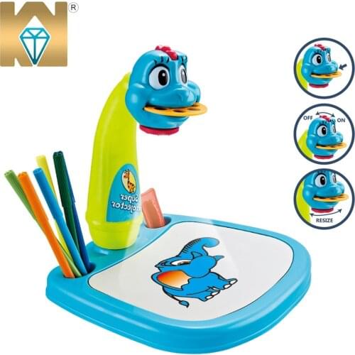 High Quality Plastic Toddler Educational Folding Drafting Study Desk Painting Writing Board Projection Drawing Table For Kids