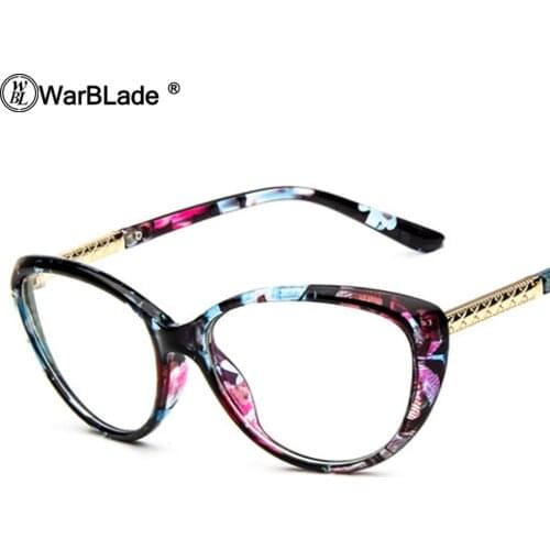 WarBLade 7 Color Cat eye Glasses Frame For Women High Quality Cat Eye glasses Eye Styling Eyeglasses Frame Women Wholesale
