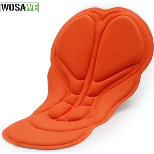 WOSAWE 3D Thickened Cycling Sponge Padded for Bike Shorts Pants Breathable Shockproof Cycling Underwear Cushion Pad Accessories