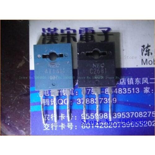 2pcs/lot=a pair 2SA1141 2SC2681 115V 10A 100W