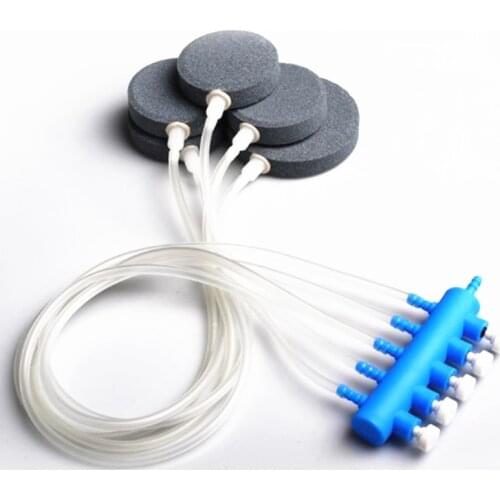 Air Flow Distributor Control Useful Outlet 2 3 4 5 6 Way Aquarium Oxygen Tube Splitter Lever Fish Tank Air Pump Accessories