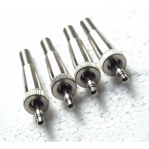 Wholesale High Quality 20pcs / lot 3.5MM stereo 1/8" Screw Lock audio Plug / 3.5mm headphone plug with Spring tail diameter 4mm