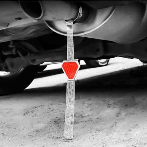 Car Triangle Antistatic Belt Auto Metal Ground Wire Grounding Strip Electrostatic Avoid Universal Reflective Exterior Accessorie