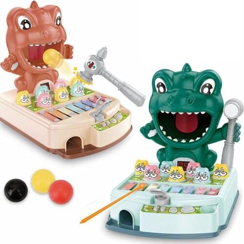 Children Light Music Whac-A-Mole Toys Multifunctional Play Hit Hammering Game Educational Interactive Toys Christmas Gift
