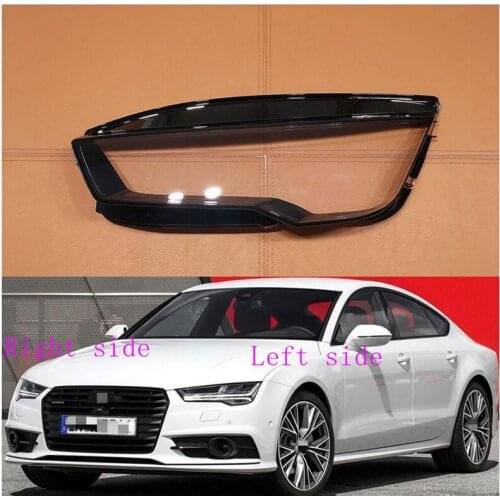 For AUDI A7 2015 2016 2017 2018 Headlight Shell Lamp Shade Transparent Cover Headlight Glass Headlamp Cover