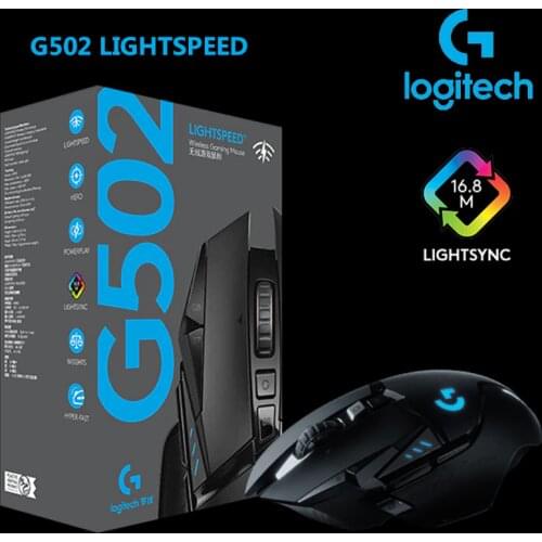 Logitech G502 LIGHTSPEED Game Mouse with 16000DPI HERO Sensor Support Button Tensioning System Gaming Mouse New Product 2019