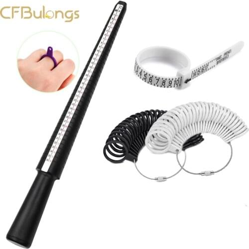 1PCS Professional Jewelry Measuring Ring Mandrel Stick Ring Size Suitable For Fashion Jewelry DIY Handmade Making Tool Sets