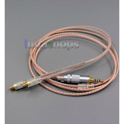 LN005973 2.5mm Earphone Silver 7N OCC Cable For Audio Tech ATH-CKS1100 ATH-E40 ATH-E50 ATH-E70 ATH-ESW950