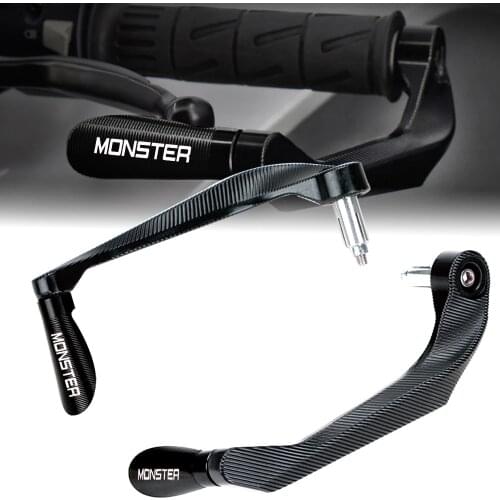 Motorcycle 7/8" 22mm Handlebar Brake Clutch Levers Guard Protector For Ducati 400/620/695/696/750/796/821/900/1000/1200 Monster