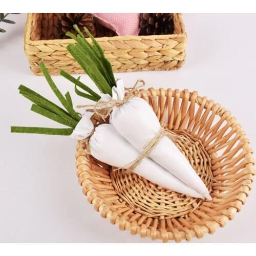 Easter Non-woven Carrot Garden Decorations Artificial Fruits Toys Party Props Christmas Ornament