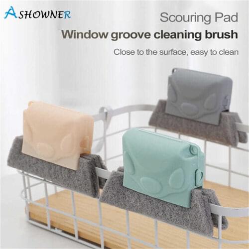 Window Groove cleaning Cloth Window Cleaning Brush Windows Slot Cleaner Brush Clean Window Slot Creative Clean Tool