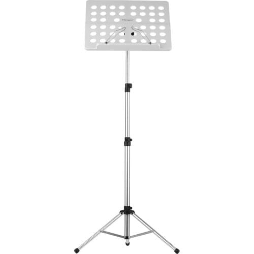 Collapsible Sheet Music Score Tripod Stand Holder Aluminum Alloy for Orchestra Violin Piano Guitar Instrument Performance