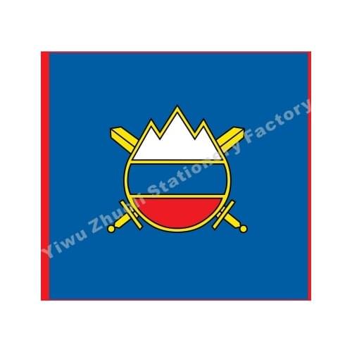 Slovenian Armed Force Flag Chief General Staff Banner 4x4ft 120x120cm Polyester Double Stitched