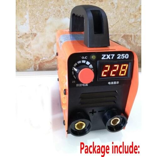 Free shipping IGBT ARC 10-250A Welder Inverter Welding machine IGBT MMA ARC ZX7 welding machine Easy weld electrode Arc Welder