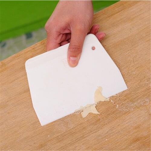 Trapezoidal Scraper Cake Cutter Tools Plastic Cream Cake Scraper Food Grade Butter Scraping Dough Cake Cream Cutting Board
