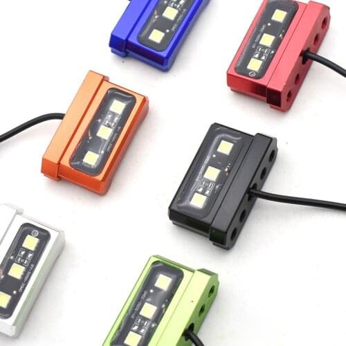 Universal Motorcycle Waterproof Aluminum License Plate Lights Decorative Lamp For Little Monkey