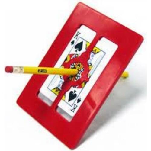 Magic Penetration Frame Pencil Through Card and Frame Magic Tricks Magician Close Up Gimmick Props Mentalism Comedy Magie