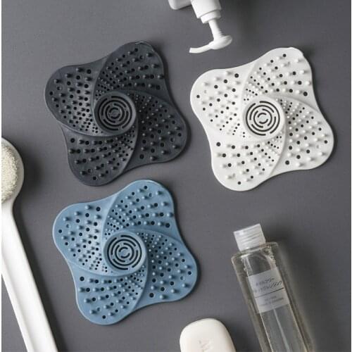Anti-blocking Hair Catcher Hair Stopper Plug Trap Shower Floor Drain Covers Sink Strainer Filter Bathroom Kitchen Gadgets Tools