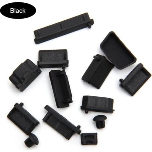 13pcs Laptop Earphone Ports Anti-dust Plugs Proof Cap Cover Stopper Computer Accesories NK-Shopping