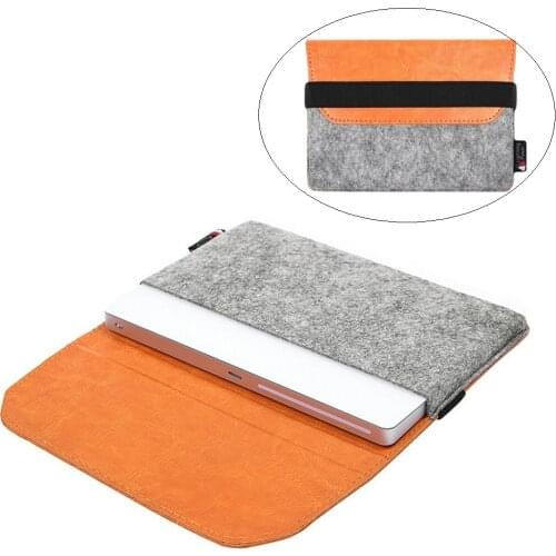 Protective Storage Case Shell Bag For Magic Trackpad PU Leather Pouch Soft Sleeve For Magic Trackpad
