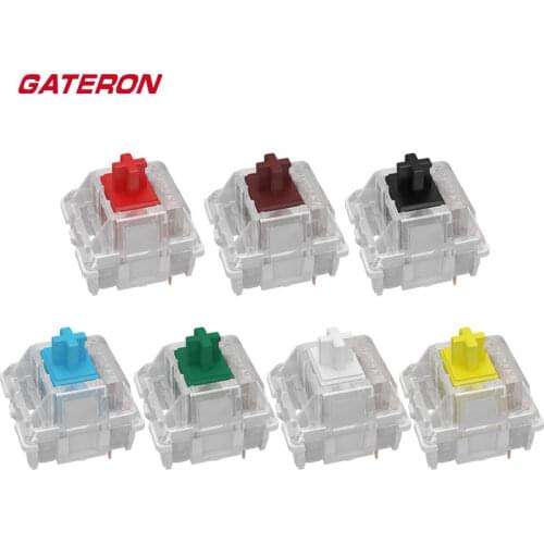 Gateron Yellow Switch For Mechanical Keyboard Gaming Keyboard Red Switches Gateron For GK61 SK61 SK64 SK87 GH60 Womier K61 K87