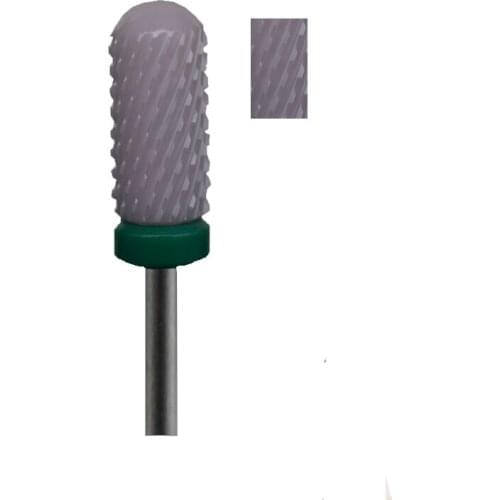 1pcs Pink Ceramic Nail Drill Bit - Smooth Top Bit -C