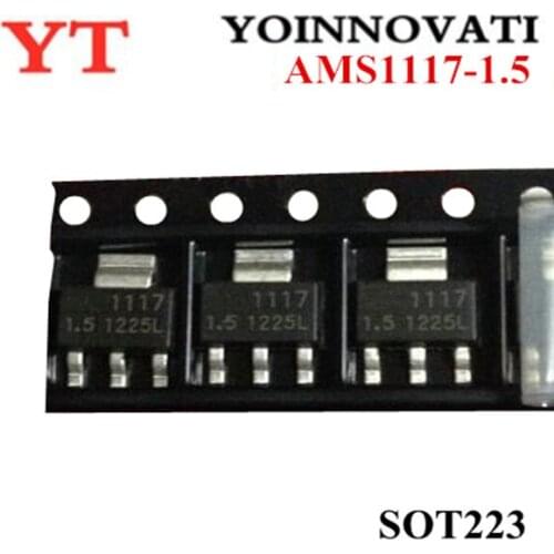 100pcs/lot AMS1117-1.5 AMS1117 SOT223 ICBest quality