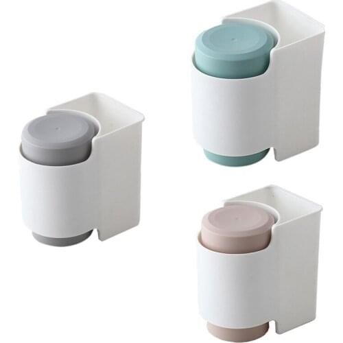 Promotion! Two Person Wash Gargle Suit Simple Gargle Cup Set Cup Bathroom Toothbrush Toothpaste Shelf