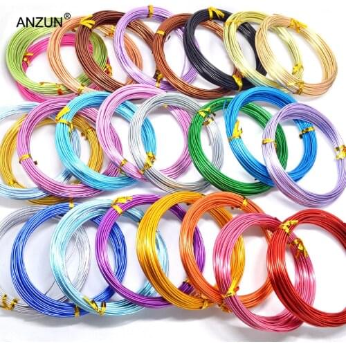 10M 0.8mm Diameter Aluminum Wire For Metal Craft Anadized Soft Aluminum Wire DIY Jewelry Findings Craft Versatile Painted Wire