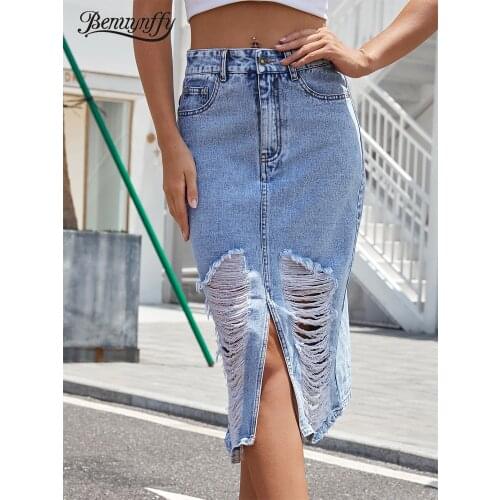 Benuynffy Women's Midi Skirts