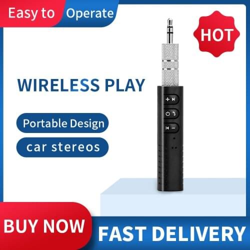 Bluetooth Handsfree Kit Car Auto 3.5mm Jack Aux Bluetooth Wireless Music MP3 Audio Adapter Earphone Receiver dropshipping 2020