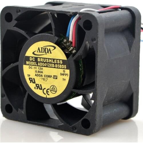 FOR ADDA AD0412XB-B5BDS 4028 4CM 12V 0.80A four-line violence cooling fan