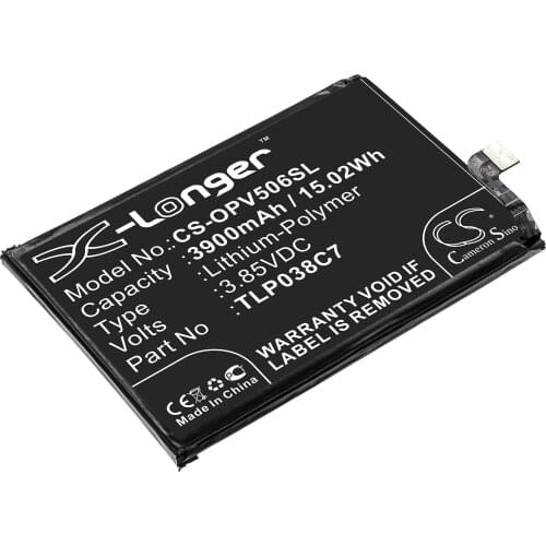 CS 3900mAh / 15.02Wh battery for Alcatel 5V, OT-5060A, OT-5060D TLP038C7