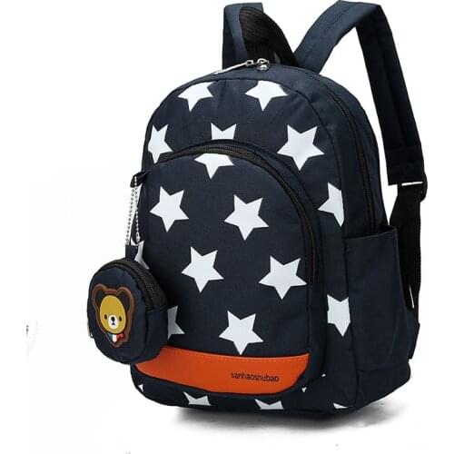 Children Star Bag Kids Baby School Bag Childrens Backpack Infantis Knapsack School Supplies Rucksack Boys Girls
