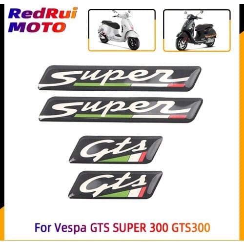 For Vespa GTS SUPER 300 GTS300 Sport Scooter 3D Stickers Body Shell Decals Emblem Reflective Logo
