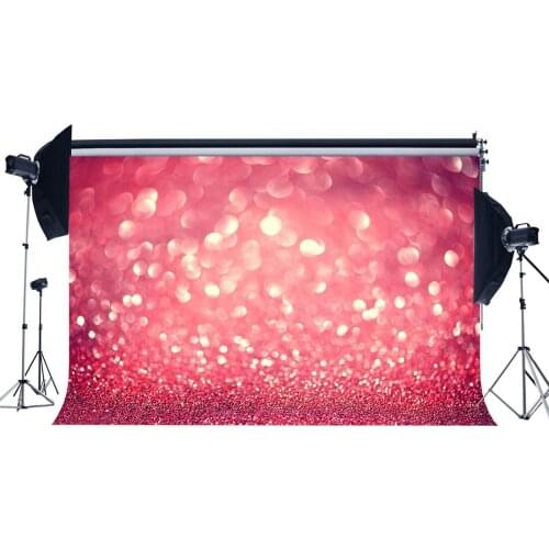 Bokeh Backdrop Happy Valentines Day Glitter Sequins Romantic Wallpaper Photography Background