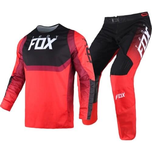 Hot Sale!2021 MX ATV 360 Voke Adult Red Gear Combo ATV MX Dirt Bike Off-Road Racing Scooter Motorcycle Jersey Pant