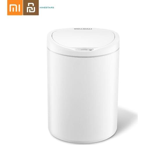 Ninestars Intelligent Induction Trash Can No Contact for Kitchen Living Room Bathroom 8L/10L From xiaomiyoupin