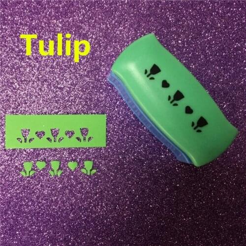 Tulip craft punch paper puncher Creative boundary shaper embossing diy Border Punch edge lace punch for Card making Scrapbooking