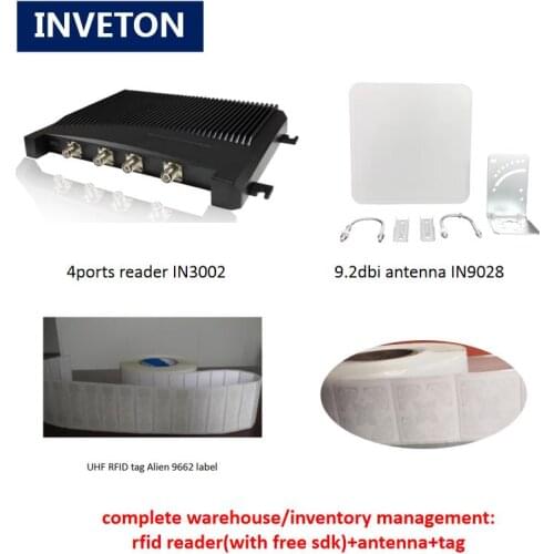 Impinj R2000 Speedway Long Range RFID Reader UHF RJ45/RS232/POE for Warehouse/Asset Inventory Management