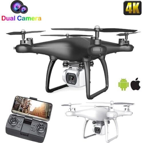 RC Drone UAV with Aerial Photography 4K HD Pixel Camera Remote Control 4-Axis Quadcopter Aircraft Long Life Flying Toys JIMITU