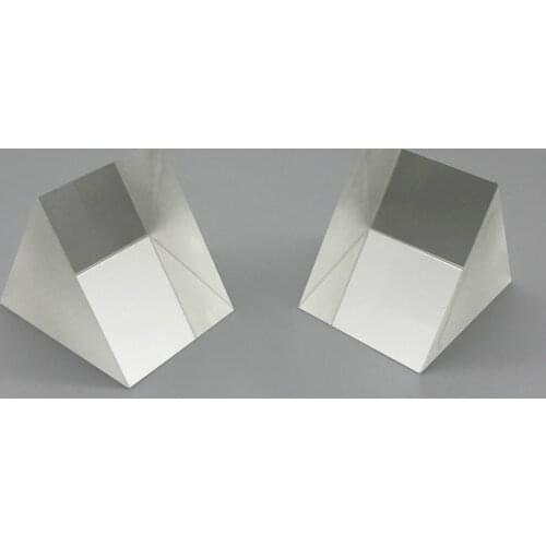 Equilateral Triangular Prism High Refractive Index ZF1 Material Side Length 40mm Height 40mm Beamsplitter Prism Optical Glass