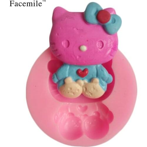 Cartoon Silicone Mold Fondant Cake Mold Silicone Sugar Craft Molds DIY Cake Decorating Tools Soap Making Mold Cake Tools